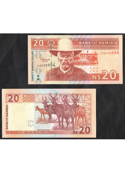 NAMIBIA 20 Dollari Fior di Stampa